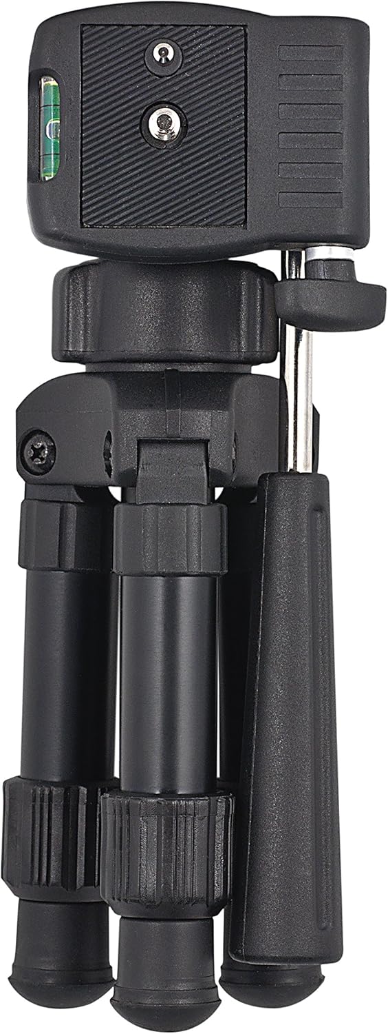 Kaiser Fototechnik Kamera Tischstativ für DSLR mit Mittelsäule, 6045, Schwarz
