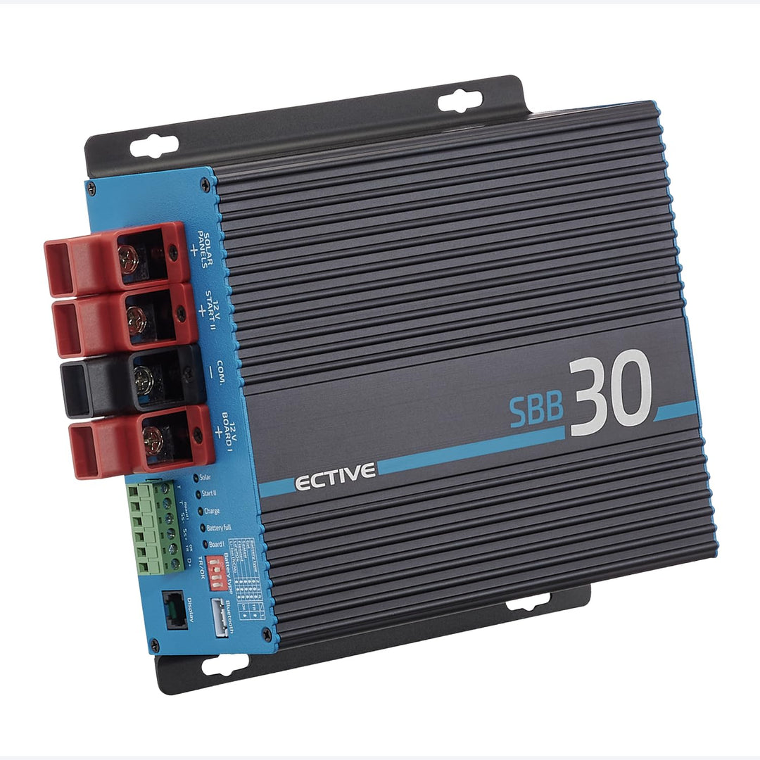 ECTIVE SBB 30 Solar-Ladebooster 30A 12V auf 12V 250Wp mit MPPT, Auto, Van 30A SBB, 30A SBB