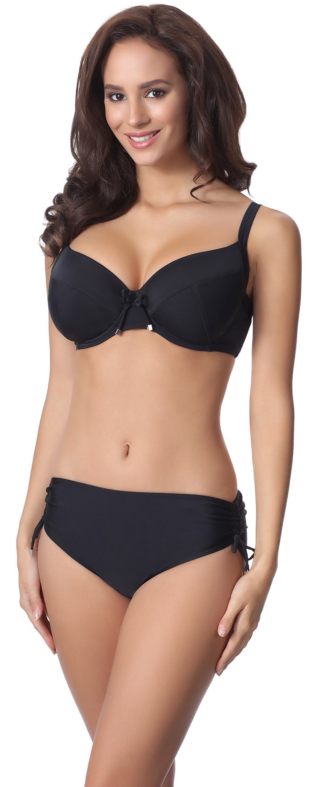 Merry Style Damen Bikini Set P61830 110C Schwarz, 110C Schwarz