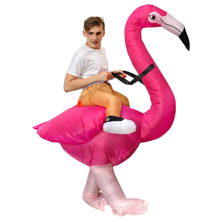JASHKE Flamingo Kostüm Aufblasbares Kostüm Flamingo Aufblasbare Kostüme Erwachsene Flamingo Kostüm E