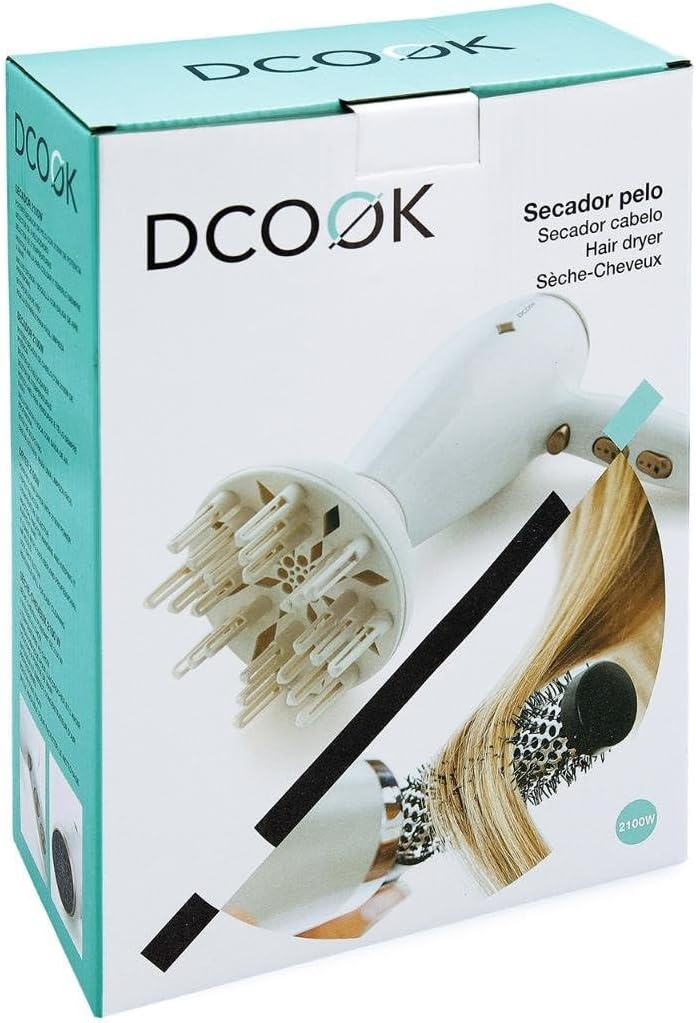 DCOOK Wäschetrockner, 2100 W, Schwarz, Standard