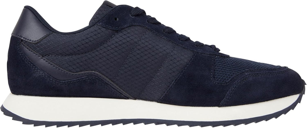 Tommy Hilfiger Herren Runner Sneaker Runner Evo Mix Sportschuhe 40 EU Wüstenhimmel, 40 EU Wüstenhimm