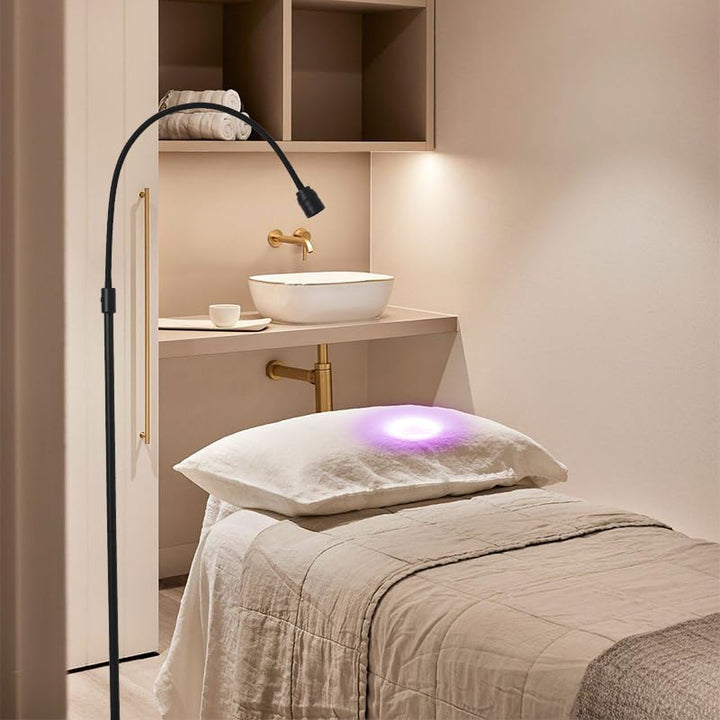 UV Wimpern Lampe, 10W LED-UV-Licht für Lichthärtenden Anwendungen, Schwanenhals Wimpernlicht, Goosen