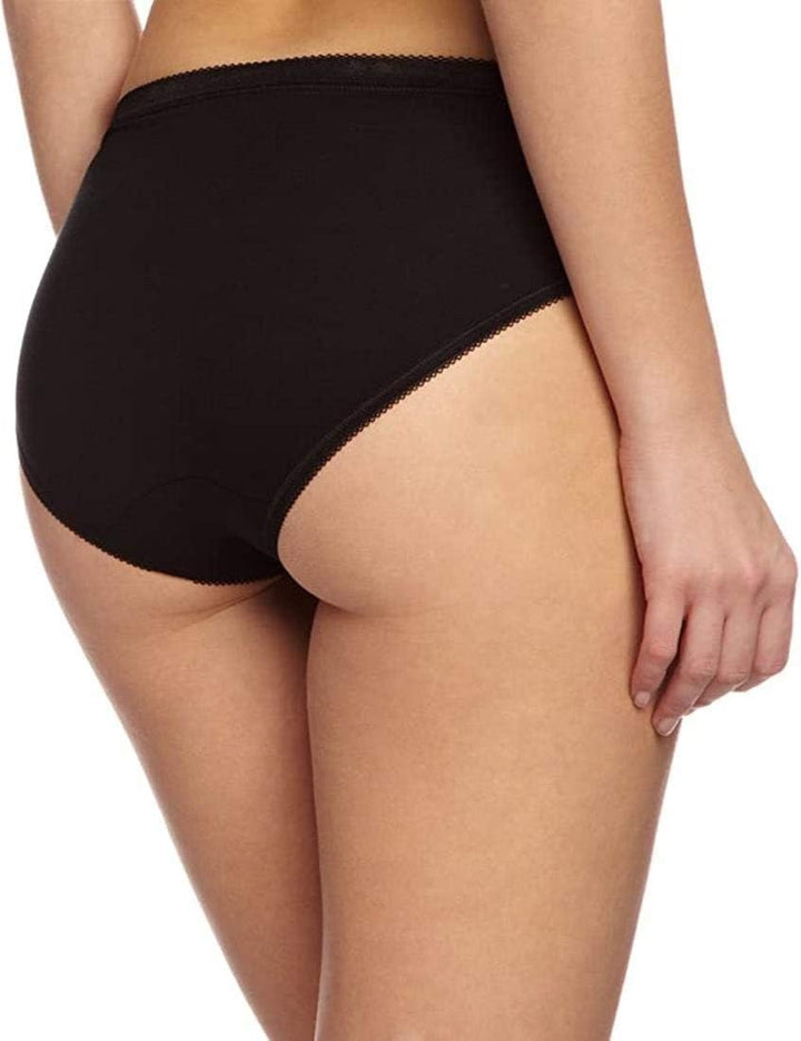 Sloggi Damen Slip (4er Pack), Schwarz