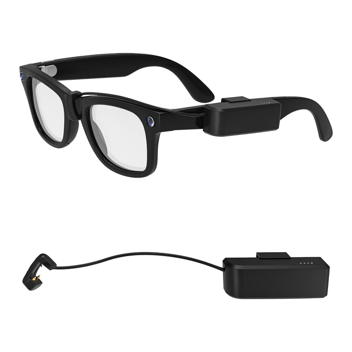 Premium Wearable Battery Pack Compatible with Ray-Ban Meta Smart Glasses, 16g Ultra-Lightweight Char