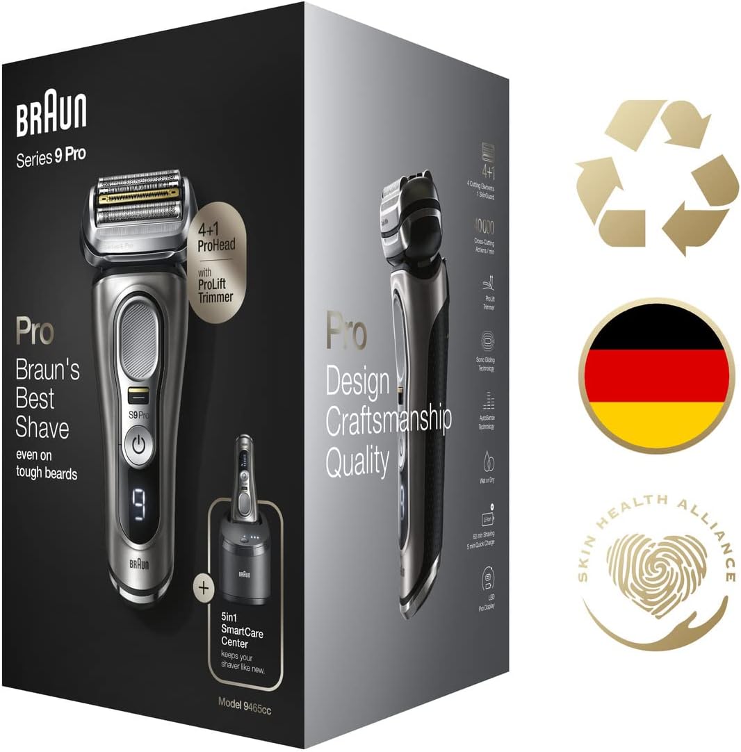 Braun rasierer 9465cc grey box ceemea Edles Metall, Edles Metall