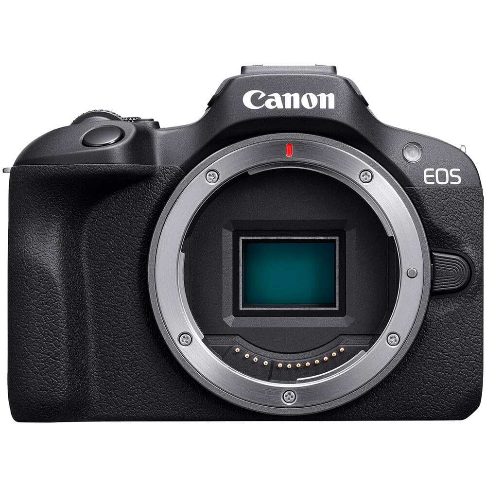 Canon EOS R100 Systemkamera Gehäuse (Spiegellose Digitalkamera mit Autofokus, 4K Videokamera, 24,1 M