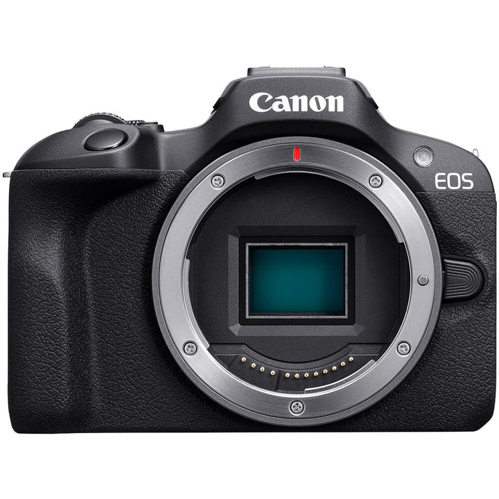 Canon EOS R100 Systemkamera Gehäuse (Spiegellose Digitalkamera mit Autofokus, 4K Videokamera, 24,1 M