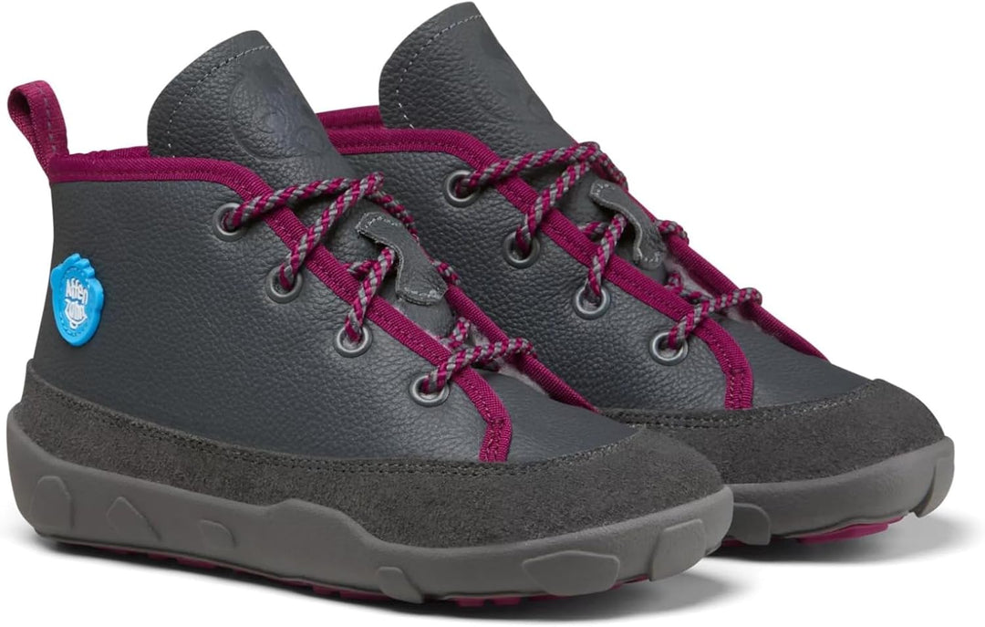 Affenzahn Winterschuh Leder Easy reflektierend, kuschelig warm mit Schaffell gefüttert Grösse 21-32