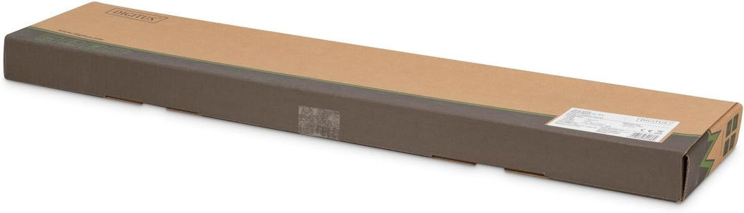 DIGITUS Patchpanel - 19-Zoll - Cat-6A - 24-Port RJ45 - Geschirmt - LSA Patch-Feld - Rack-Montage 0.5