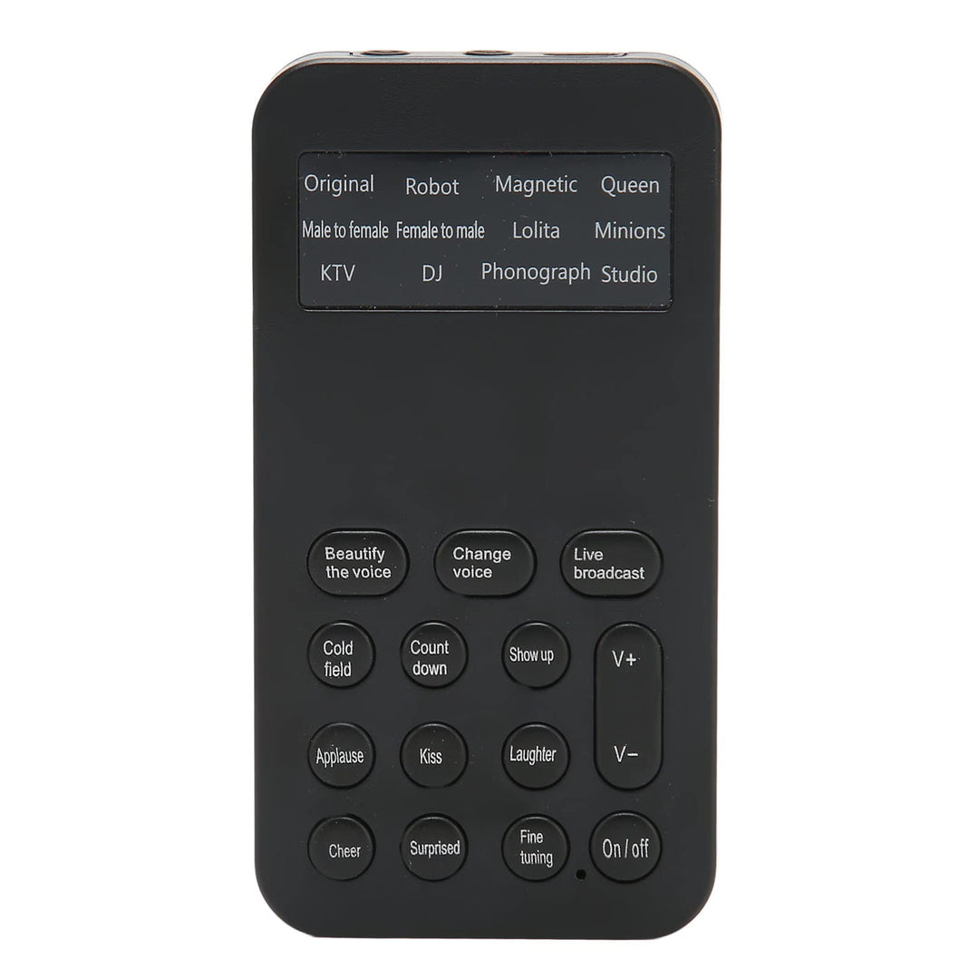 Ghostface Voice Changer, Handheld Microphone Voice Changer, Portable Voice Changer Device, with 8 So