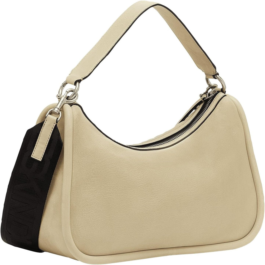 Liebeskind Damen Fab 2 Lamb Hobo L Warm Beige, Warm Beige