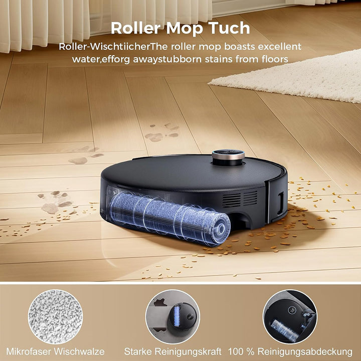 20 Stück Zubehör für Mova Z60 / Z70 Ultra Roller Saugroboter | Ersatzteil mit 2 Hauptbürste 2 Wischr