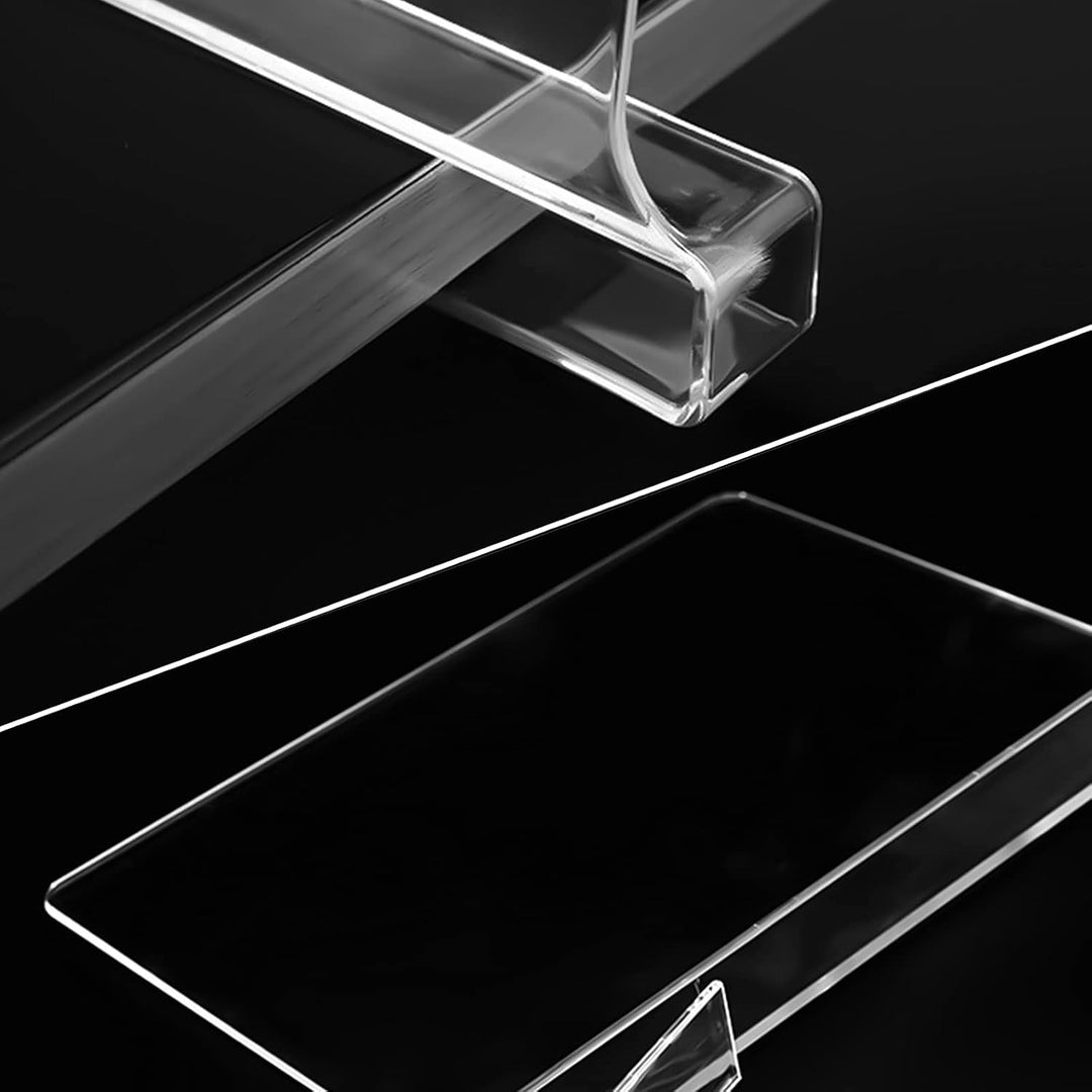 12 Stück Transparente Acryl-Regalteiler, multifunktionaler Regalteiler, Verstellbarer Kleiderorganis