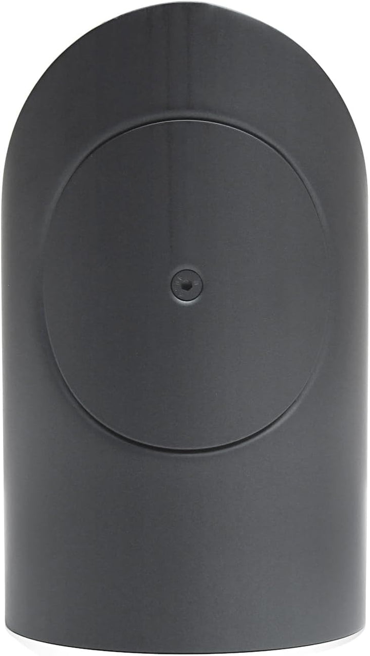raik SH083-150-gg Raik Rauchrohrbogen/Ofenrohr 150mm - 90° zweiteilig mit Reinigungsöffnung gussgrau