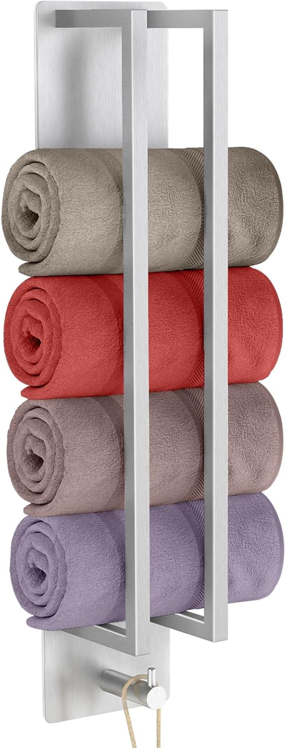 Handtuchhalter Ohne Bohren,Gästehandtuchhalter Selbstklebend 420*90*75mm Edelstahl Badetuchhalter Kl