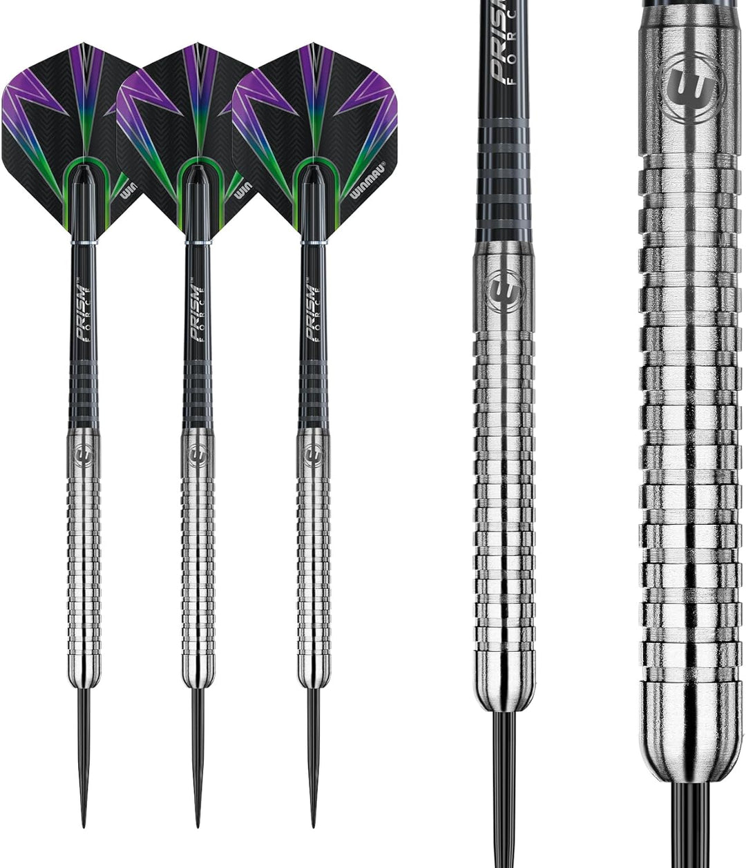 Winmau Foxfire Profi Wolfram Steeltip Dartpfeile Set mit Flights und Schäfte 23 g, 23 g