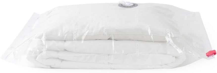 Compactor - Flache Aufbewahrungstasche für unter das Bett - Weiss transparent - Extra flaches Format
