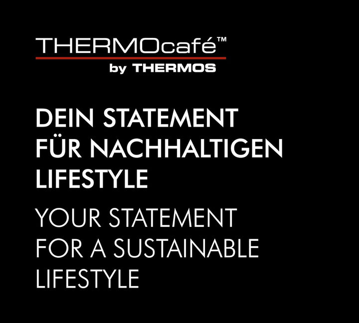 THERMOcafé by THERMOS TC DRINKING MUG stone grey mat 0,35l, Thermobecher Edelstahl, Isolierbecher, K