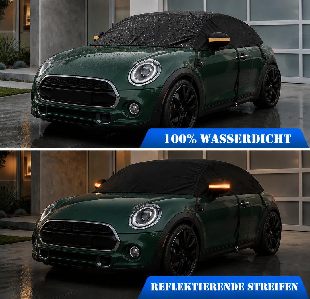 Autoabdeckung für Mini Cooper 3 Door 2000-2025, Halbgarage, Für Mini Cooper 3 Door 2000-2025