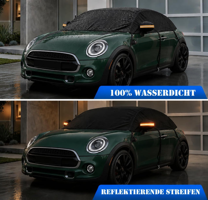 Autoabdeckung für Mini Cooper 3 Door 2000-2025, Halbgarage, Für Mini Cooper 3 Door 2000-2025