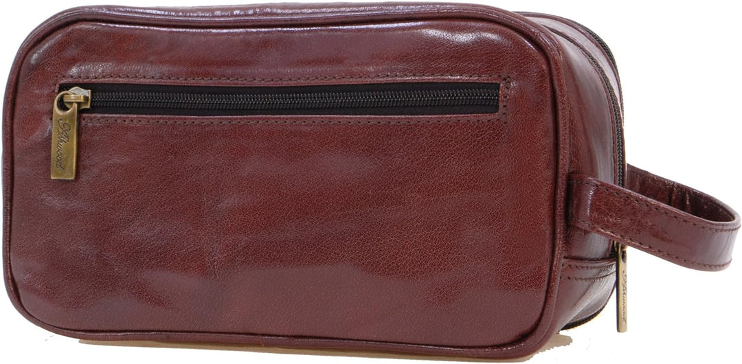 ASHWOOD - Leder - Wäschetasche/Rasierentasche Chelsea - Cognac Braun, Cognac Braun