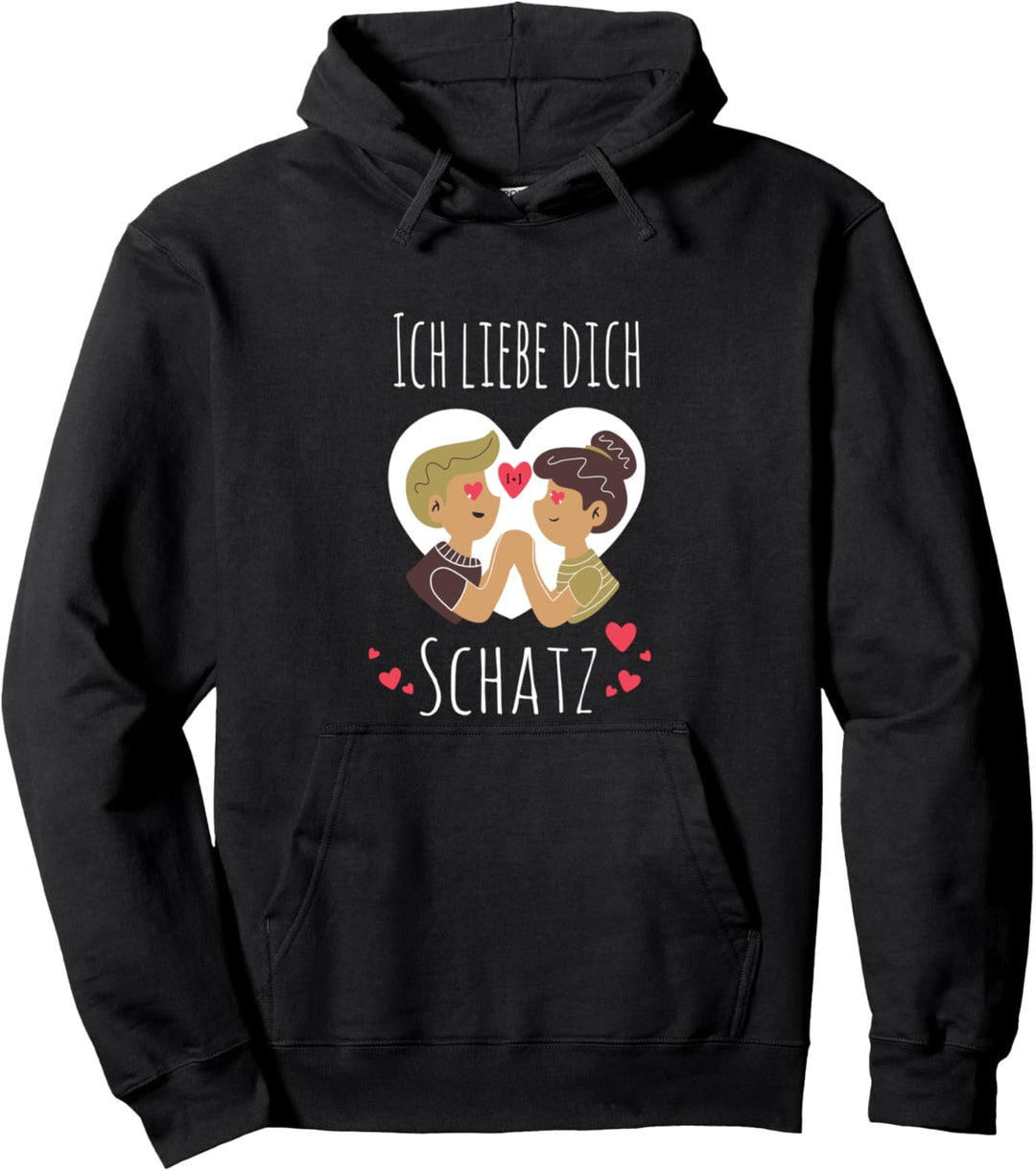 Ich liebe dich Schatz Pullover Hoodie