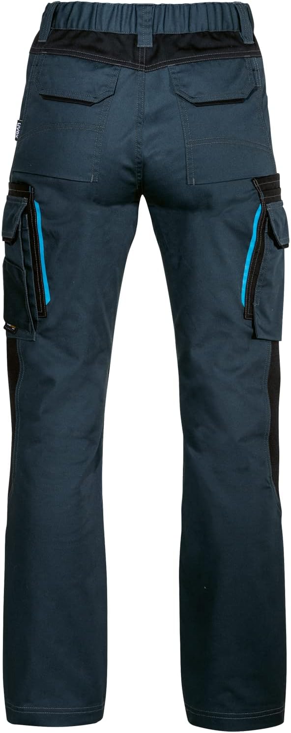 Uvex Tune-up Lange Damen-Arbeitshose - Lange Cargo-Hose mit Knietaschen 40 Blau, 40 Blau