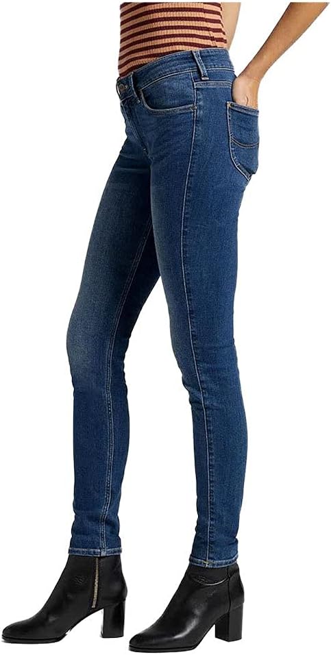 Lee Herren Slim Jeanshose Daren 27W / 35L Mid Martha, 27W / 35L Mid Martha