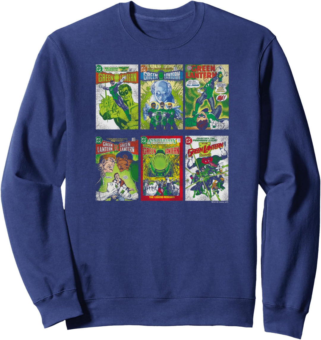 Green Lantern Comic Covers Sweatshirt