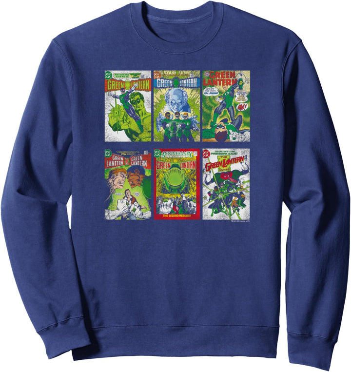 Green Lantern Comic Covers Sweatshirt