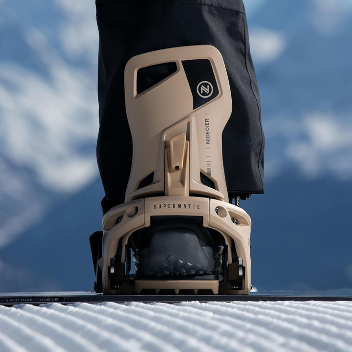 Nidecker Supermatic Snowboard – Universelle, doppelt einsteckbare automatische Bindung – Komfortabel