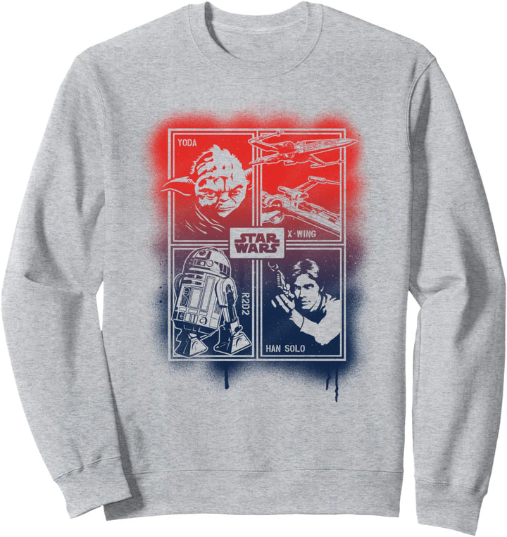 Star Wars Spray Collage Sweatshirt