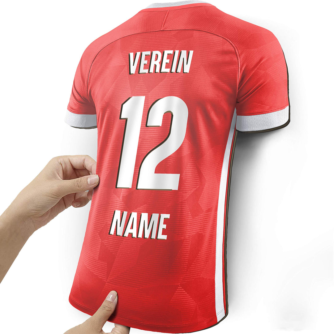 Elbeffekt Trikotlampe für Bayern Fans aus Holz - personalisierbares Geschenk - schenke dein individu