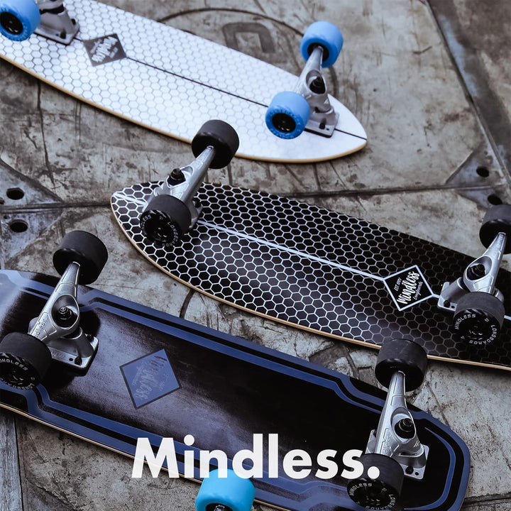 Mindless Surf Skate Fish Tail Skateboard, Unisex Erwachsene 29,5'' x 9,75'' schwarz (schwarz), 29,5'