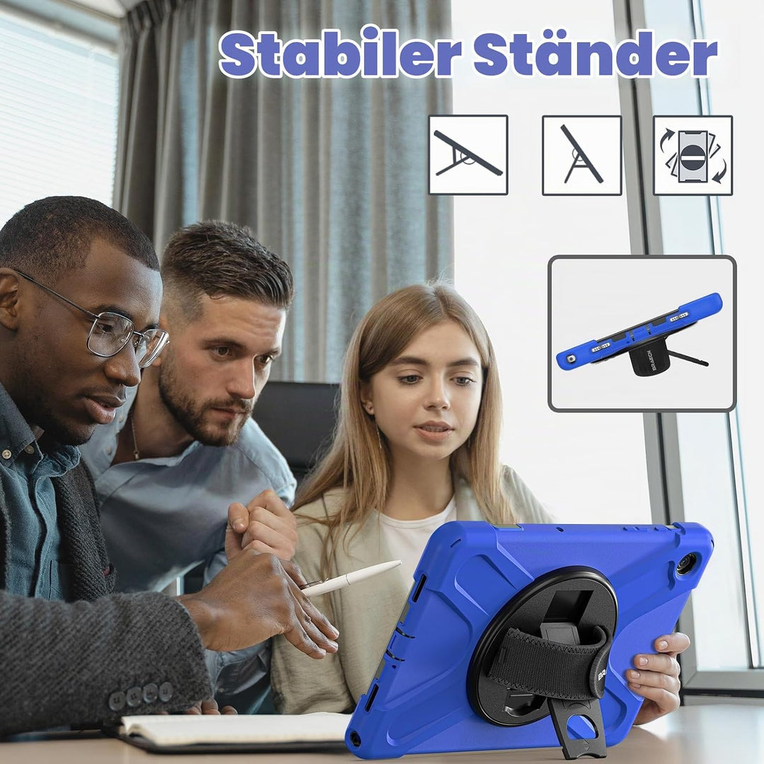 BRAECN Hülle für Samsung Galaxy Tab A9+ 11 Zoll SM-X210/SM-X216/SM-X218, Stossfeste Robuste Tragbare