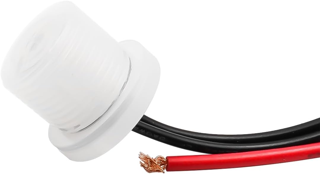 Wasserdichter LED Lichtschalter für den Aussenbereich mit mit 20 mm Gewinde IP65 Dämmerungssensor fü