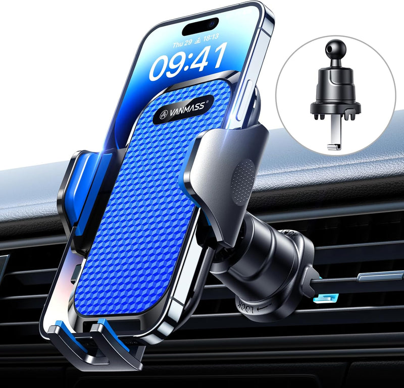 VANMASS Handyhalterung Auto Upgrade Patent Handyhalter Auto Lüftung Silikonschutz 100% Stabil Handy
