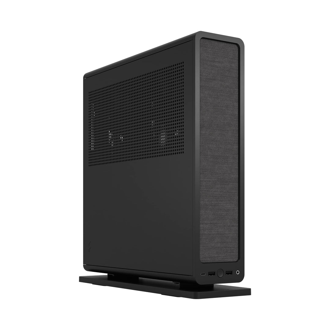 Fractal Design Ridge Black - PCIe 4.0 Riser Card Included - 2X 140mm PWM Aspect Fans Included - Type