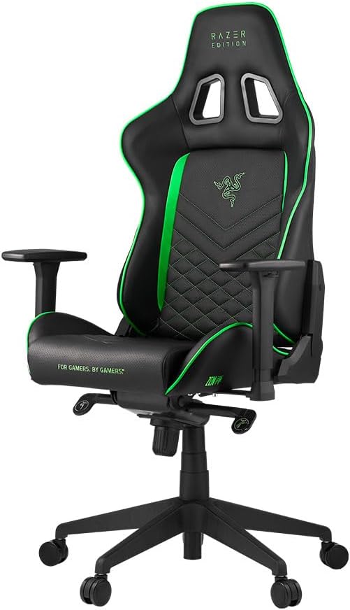 Razer TAROK PRO - Razer Edition Gaming Chair by Zen Gaming Stuhl, Schwarz/Grün, RZ.CD.TK.03.RT, 70 x