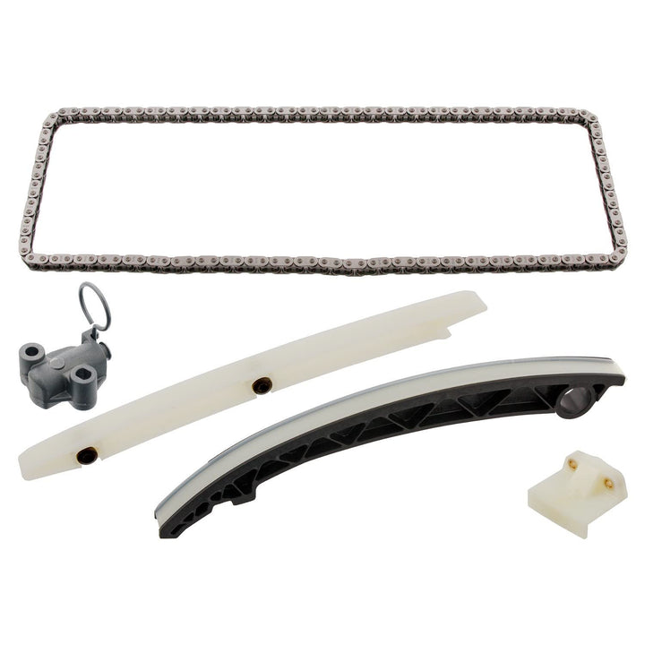 febi bilstein 34162 Steuerkettensatz für Nockenwelle, mit Gleitschienen und Kettenspanner , 1 Stück