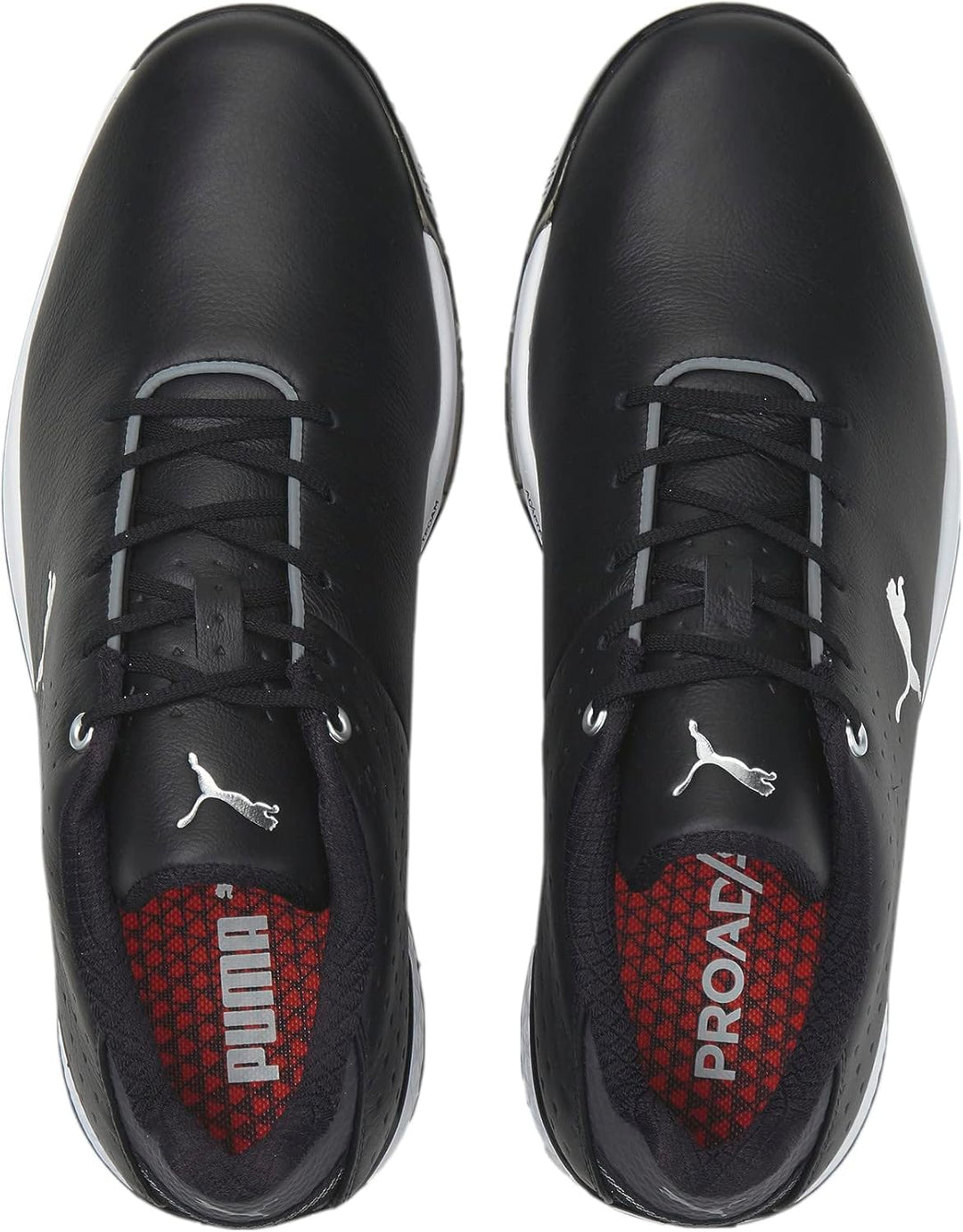 PUMA Herren Proadapt Alphacat Leather Golfschuh 40 EU Puma Black Puma Silver, 40 EU Puma Black Puma