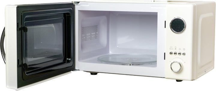 Kalorik Retro Mikrowelle, Vintage-Design, mit Grillfunktion, Digitale Steuerung, MW2600DGC 1150W, 46