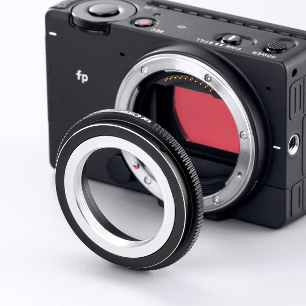 K&F Concept Objektivhalterungsadapter M39-L Manueller Fokus, kompatibel mit M39-Objektiv auf L-Mount