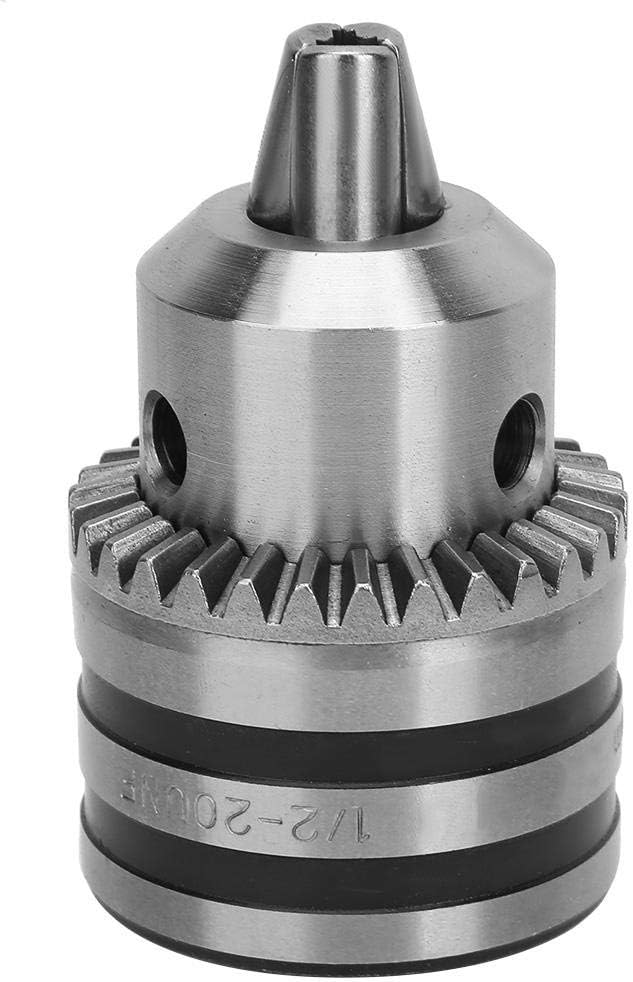 Zahnkranzbohrfutter, 3.0-16MM 1/2-20UNF Bohrfutter mit Spannschlüssel und 1/4 Sechskantkopf Adapter