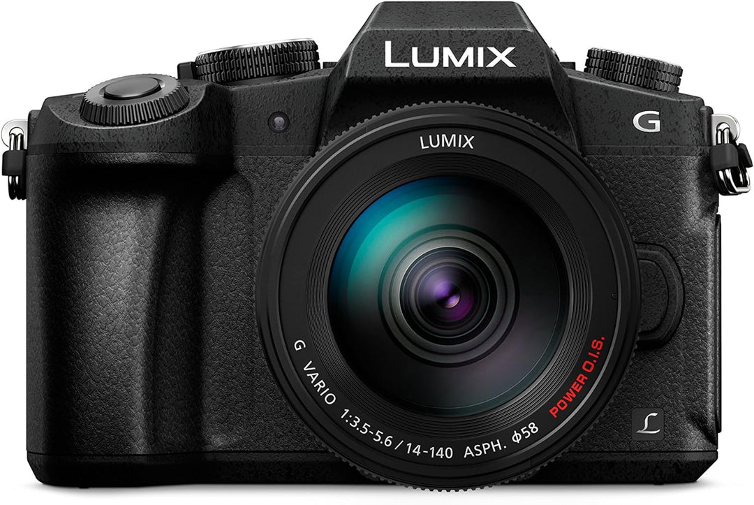 Panasonic LUMIX DMC-G81HAEGK Systemkamera 4K mit 14-140 mm MFT Objektiv, 16 MP, Dual I.S., Hybrid-Ko