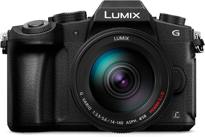 Panasonic LUMIX DMC-G81HAEGK Systemkamera 4K mit 14-140 mm MFT Objektiv, 16 MP, Dual I.S., Hybrid-Ko