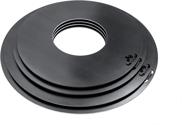 teileplus24 FR01 Grillring | Grillplatte | Feuerplatte | BBQ-Platte | Plancha passend für Weber Kuge