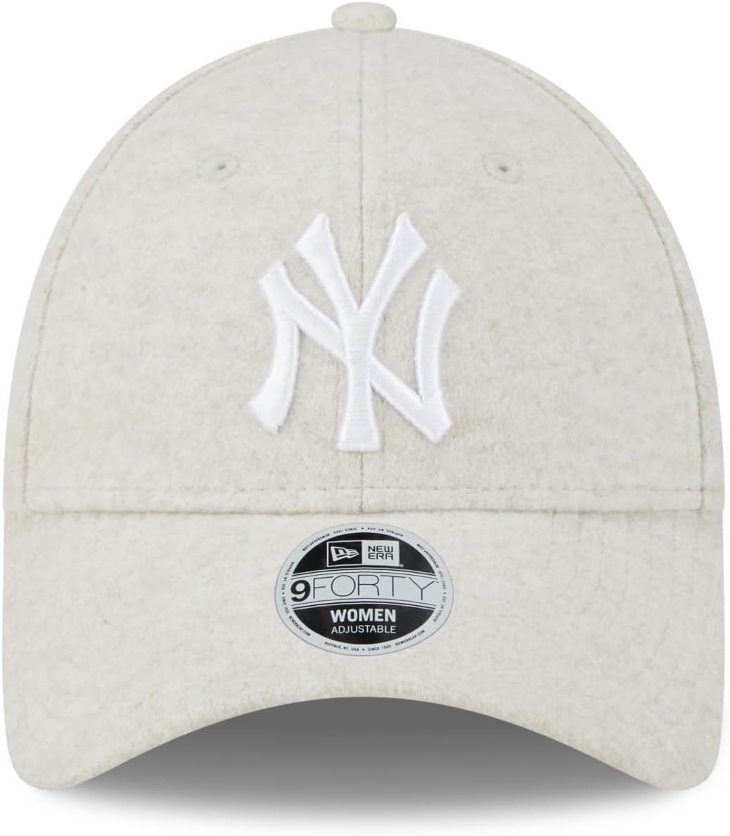 New Era 9Forty Damen Cap - Fleece New York Yankees Stone