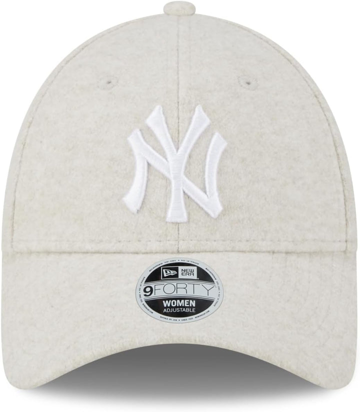 New Era 9Forty Damen Cap - Fleece New York Yankees Stone